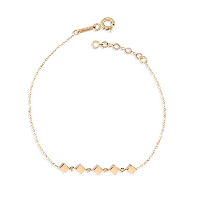 Гривна розово злато без камъни