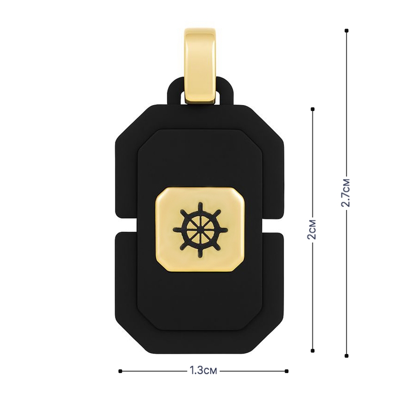 Мъжка златна висулка Gregory