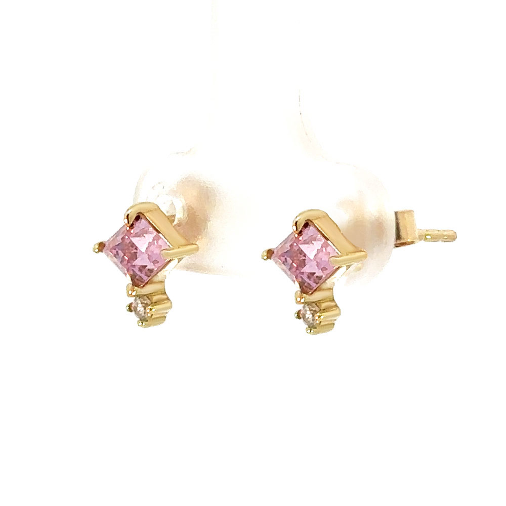 Обеци жълто злато GLORIA