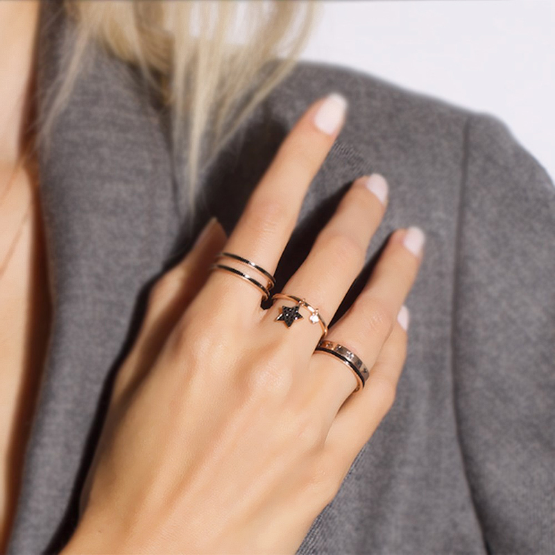 Пръстен жълто BLUE SUPER STAR