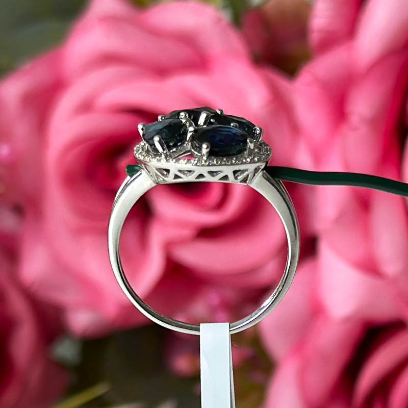 Диамантен пръстен със сапфири Celeste