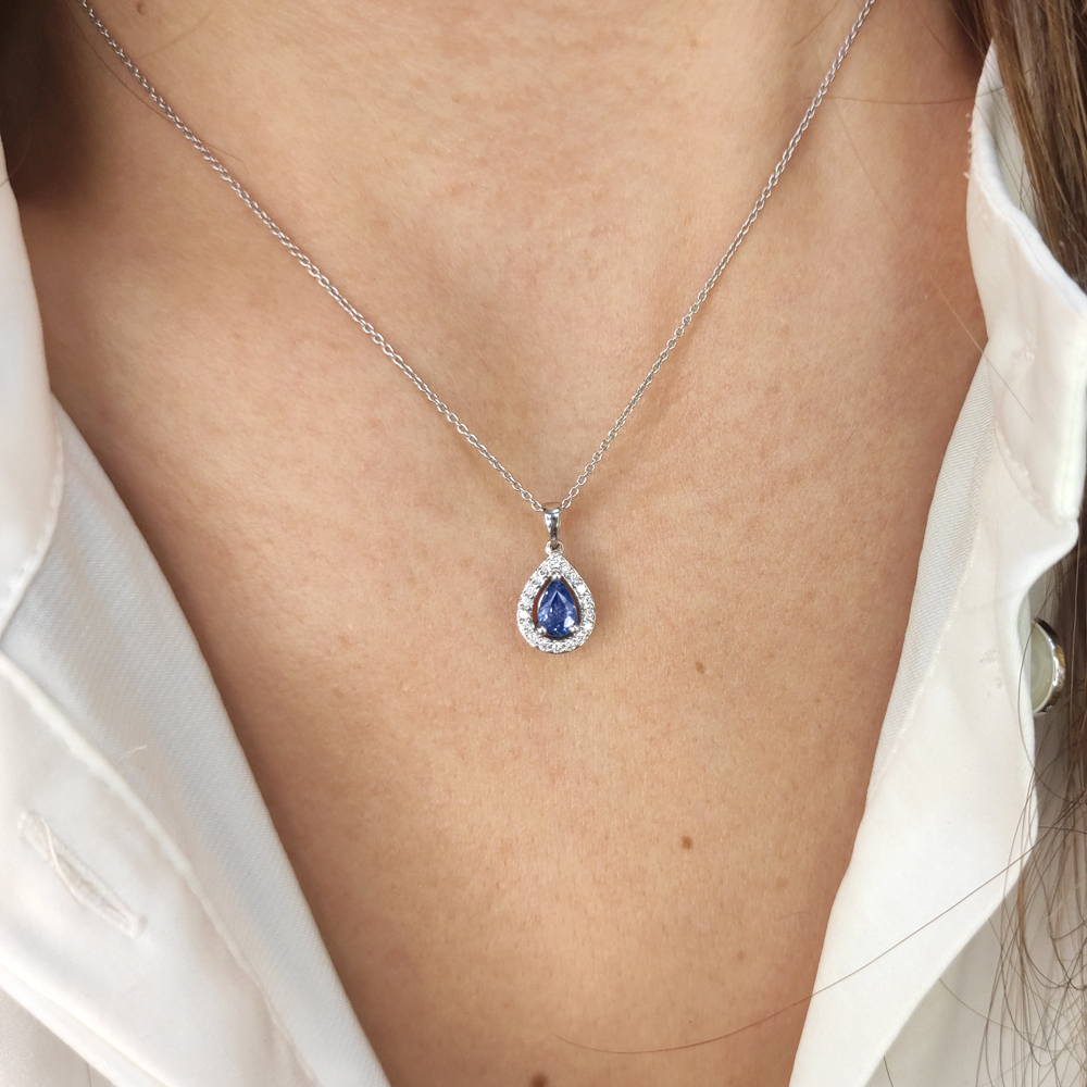 Диамантена висулка със синджирче MARAYA