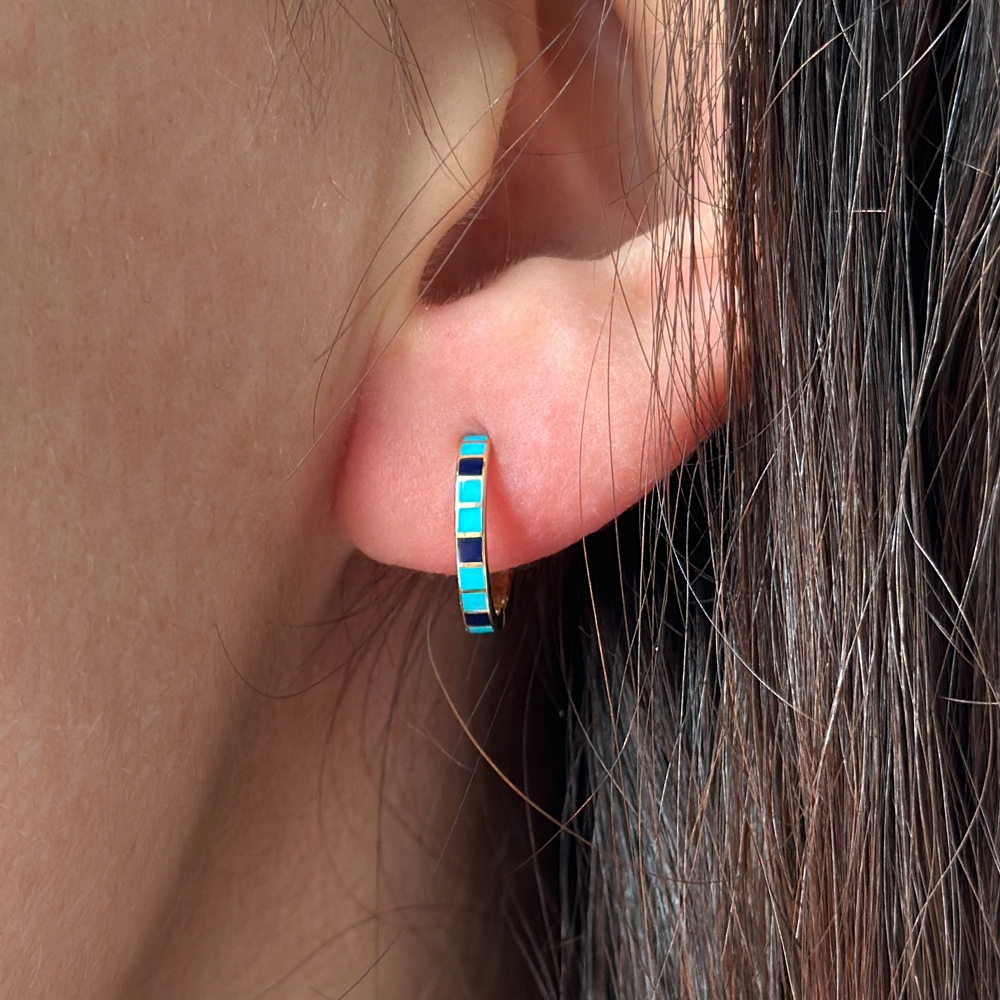 Малки златни халки Megan