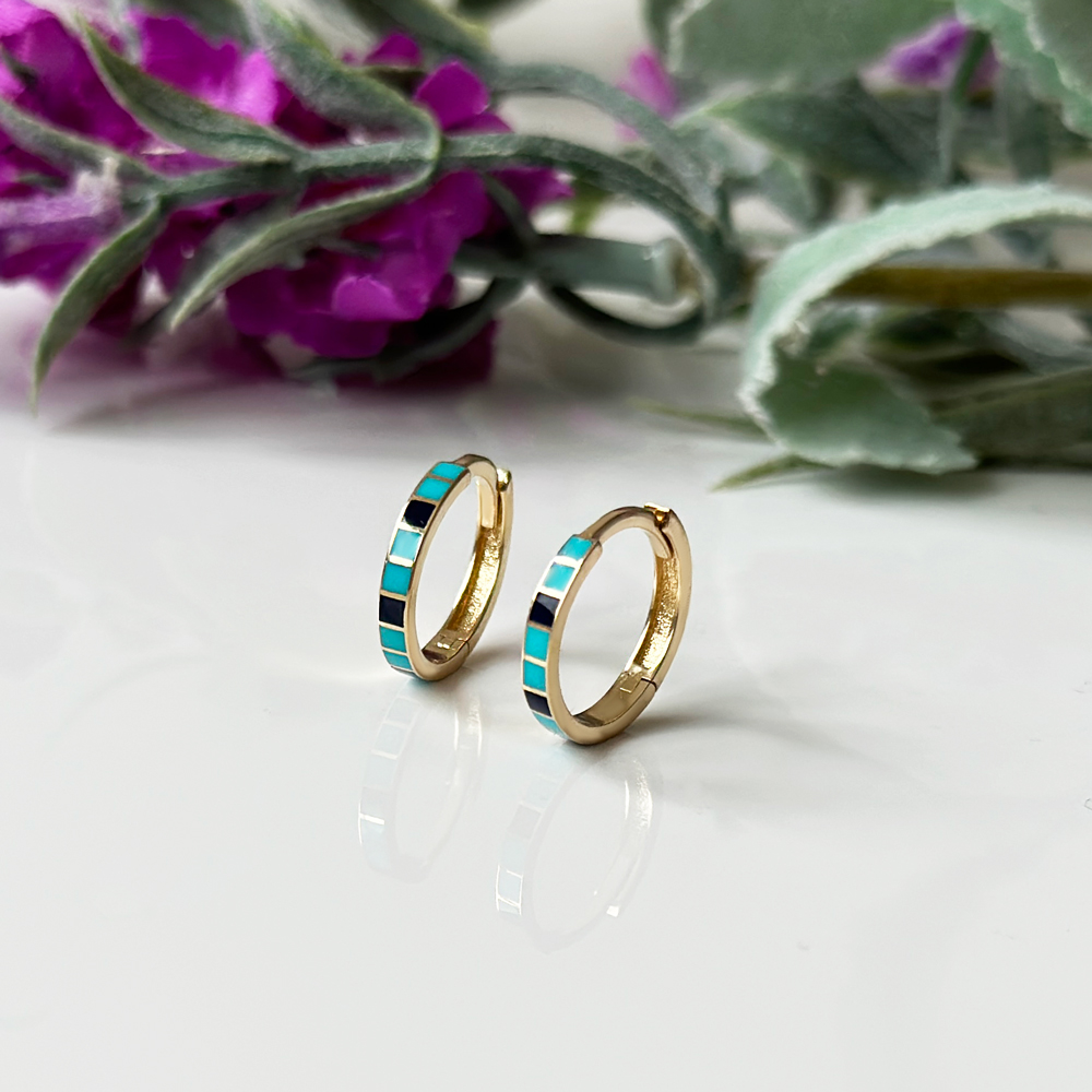 Малки златни халки Megan