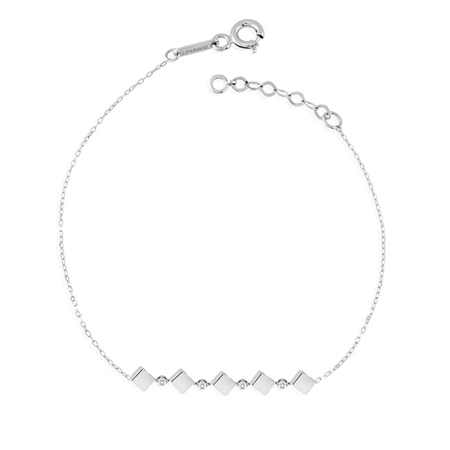 Гривна бяло злато без камъни