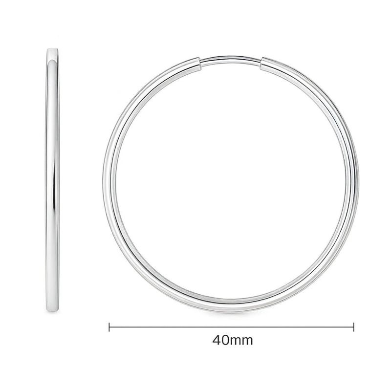 Бяло злато халки ALISA