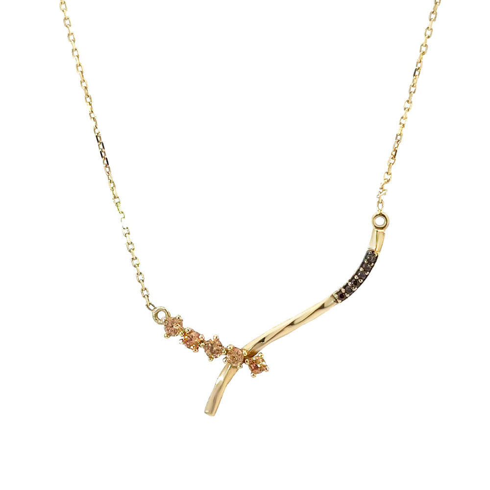 Колие жълто злато VIVIAN