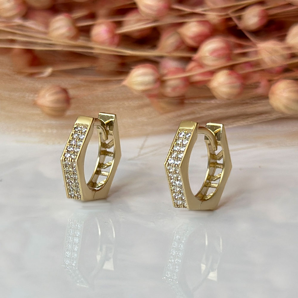 Златни обеци QNIS