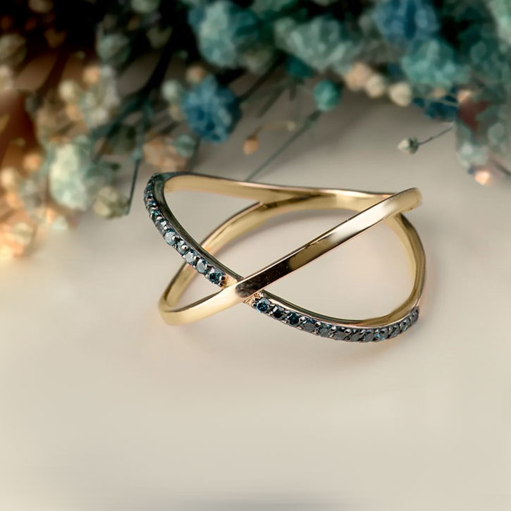 Пръстен жълто злато DARIA