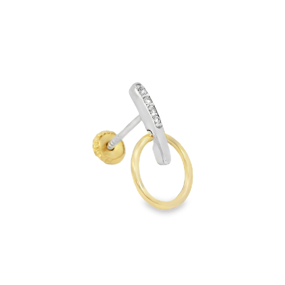 Златни висящи обици Larisa