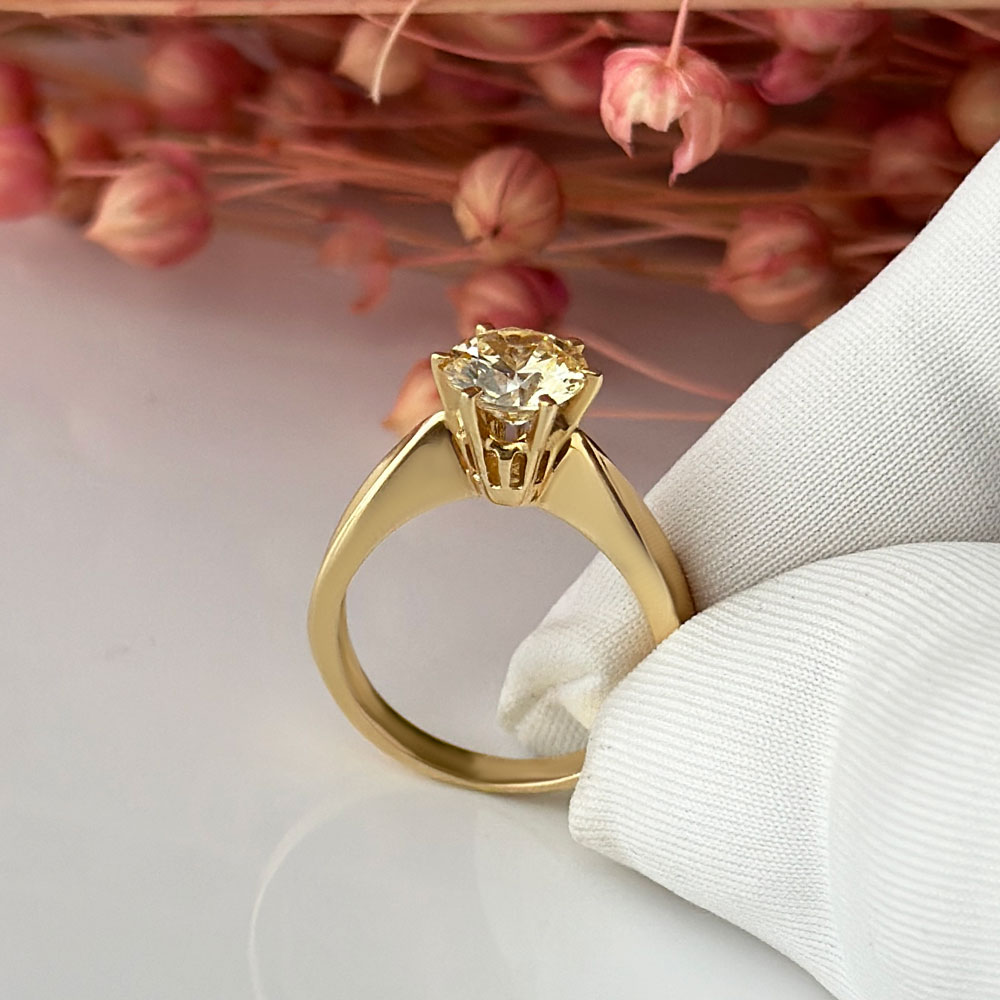 Годежен пръстен жълто злато GABRIELL Yellow