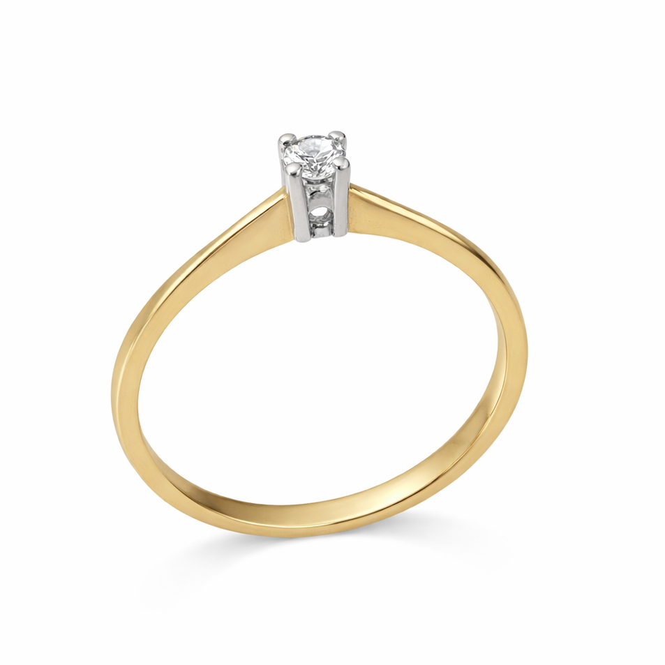 Годежен пръстен жълто злато IVA