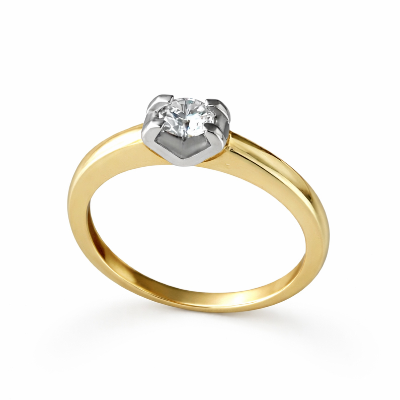 Годежен пръстен жълто злато JAQLINE