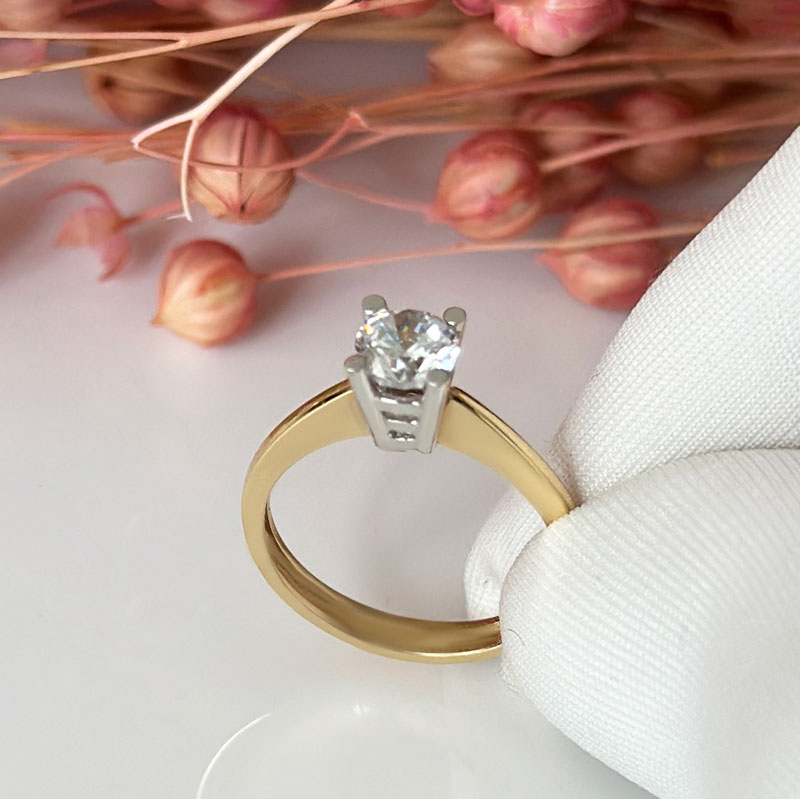 Годежен пръстен жълто злато LILIA