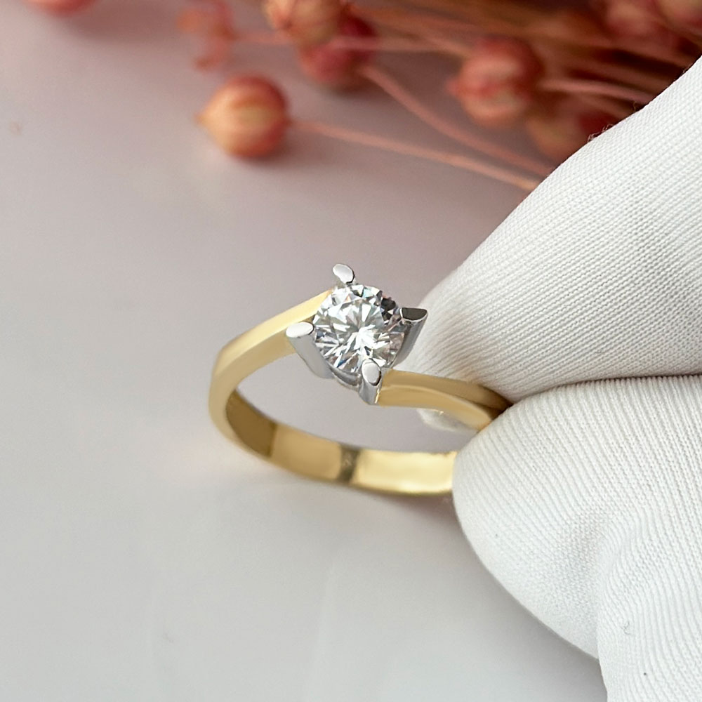 Годежен пръстен жълто злато MILA