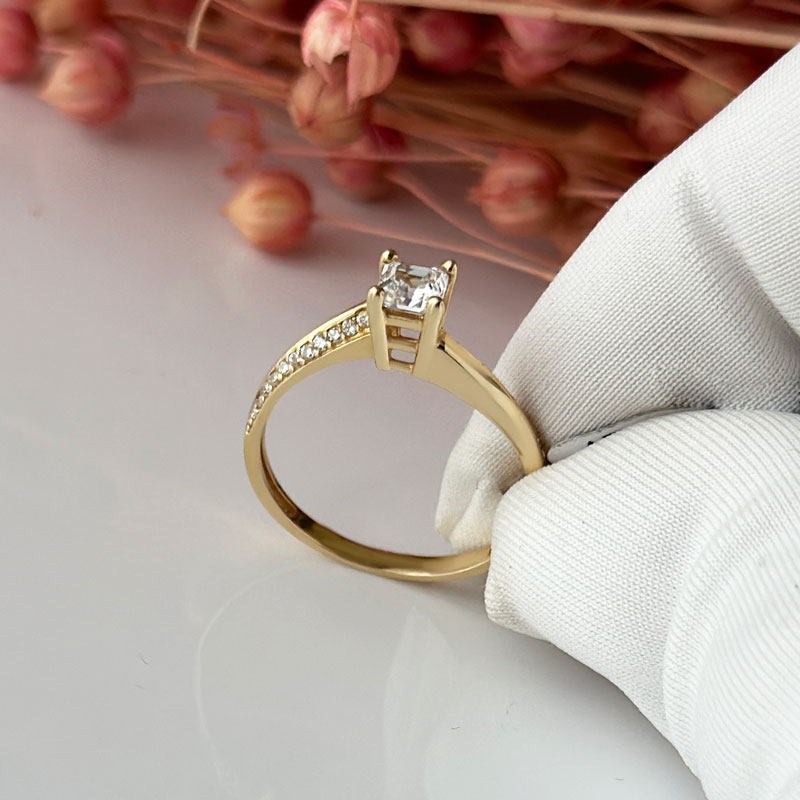 Годежен пръстен жълто злато NELI