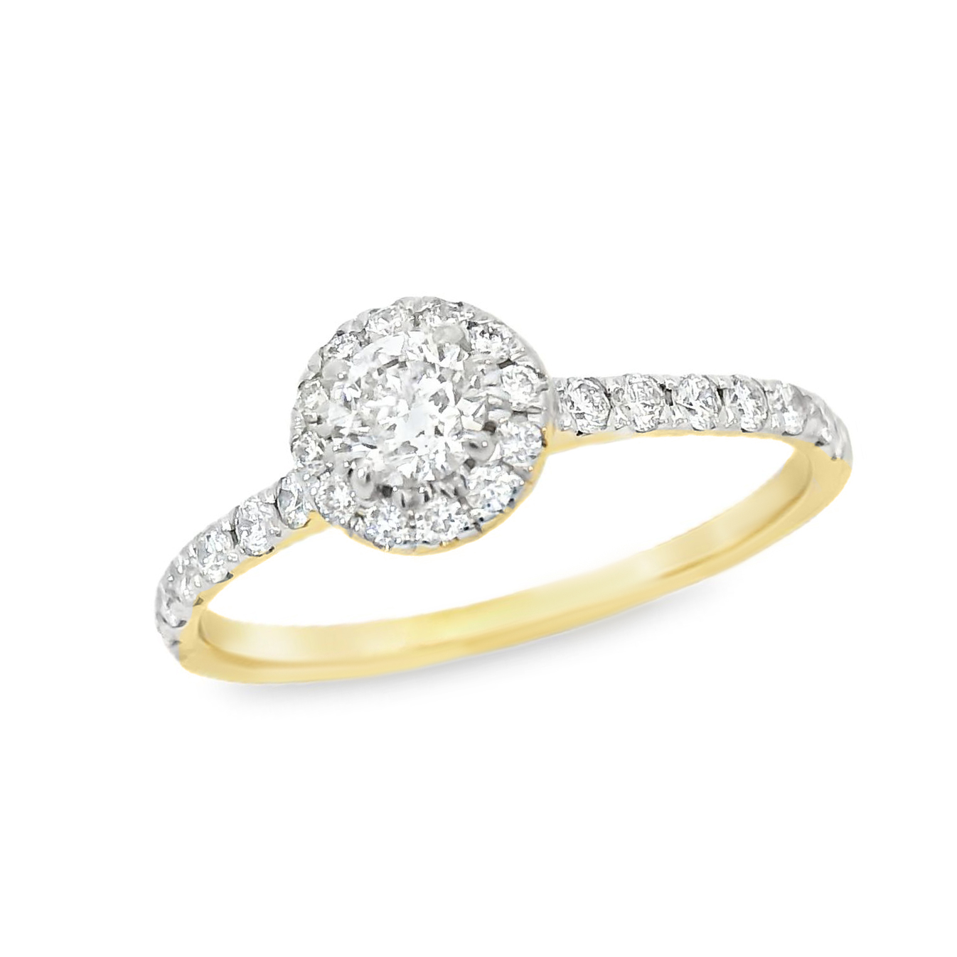 Диамантен годежен пръстен