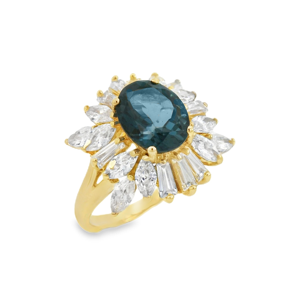 Златен пръстен Janet