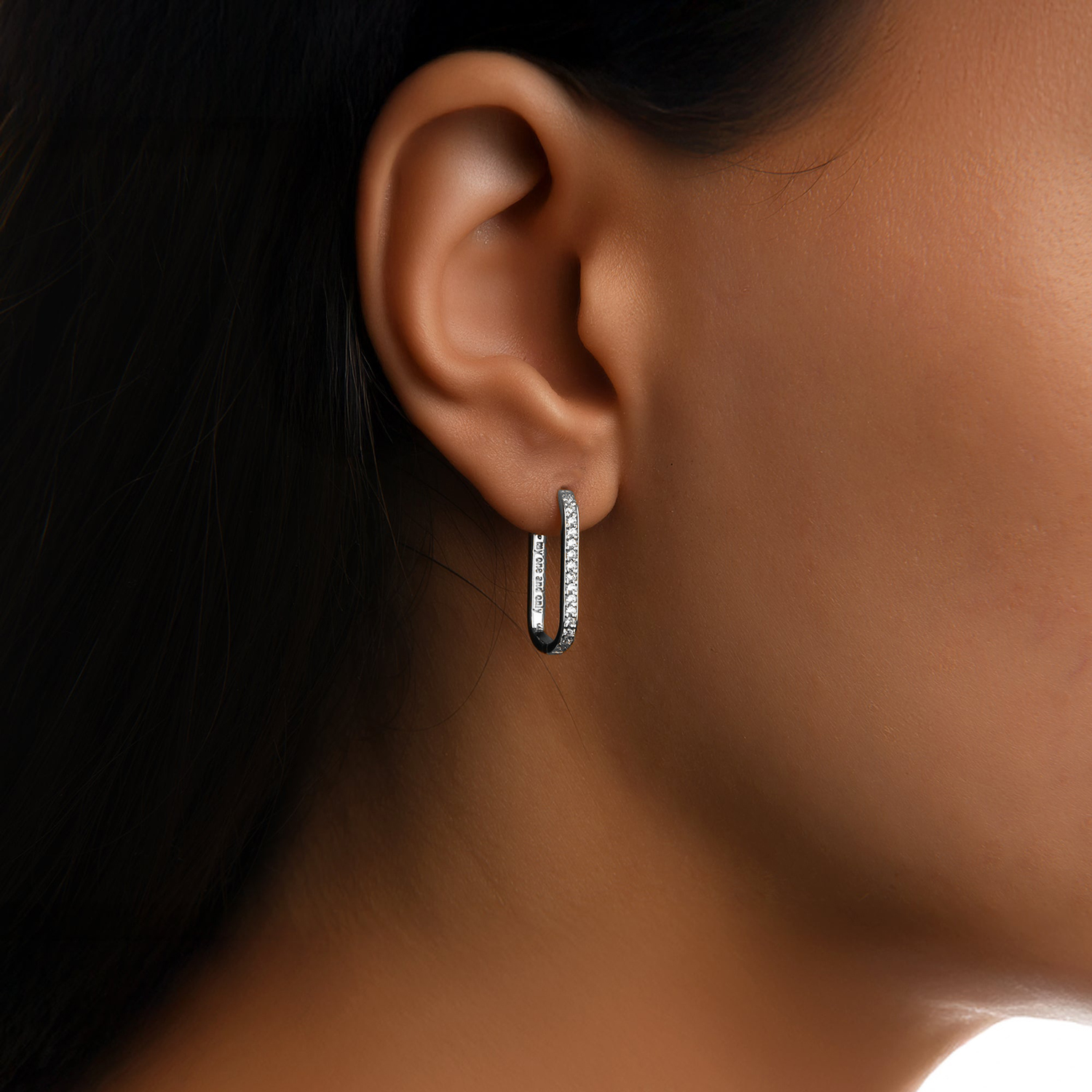 Обеци бяло злато Carmen