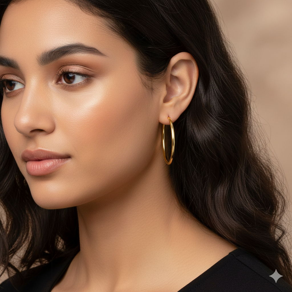 Жълто злато халки ALISA