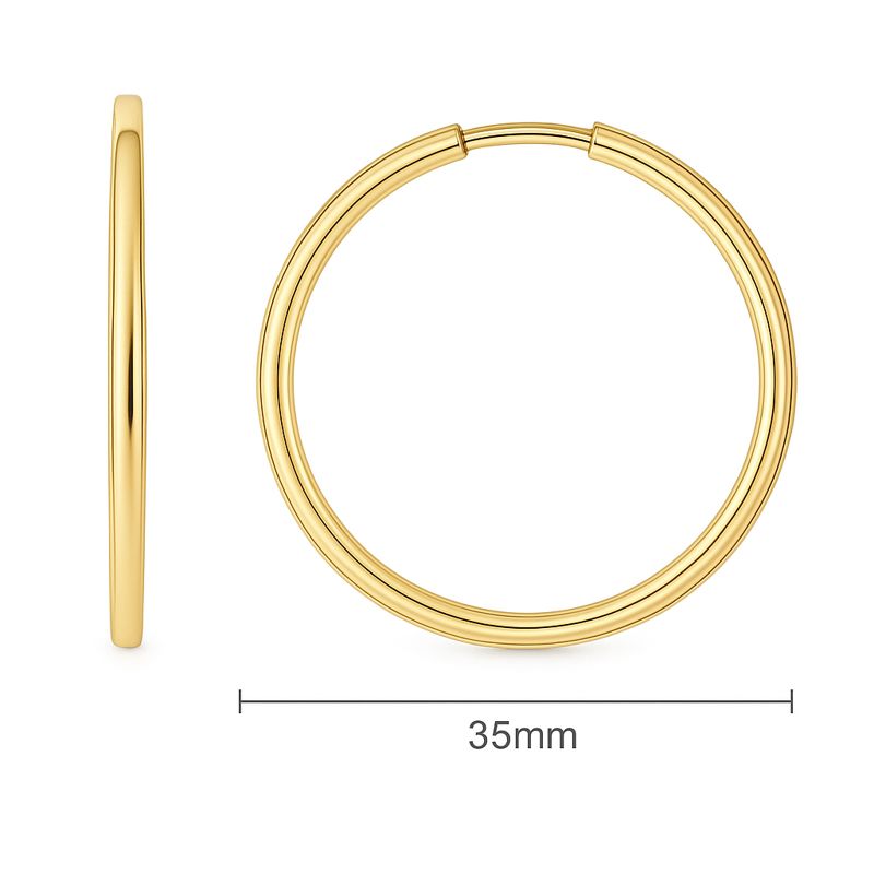 Жълто злато халки ALISA