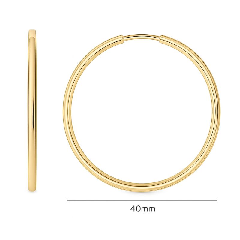 Жълто злато халки ALISA