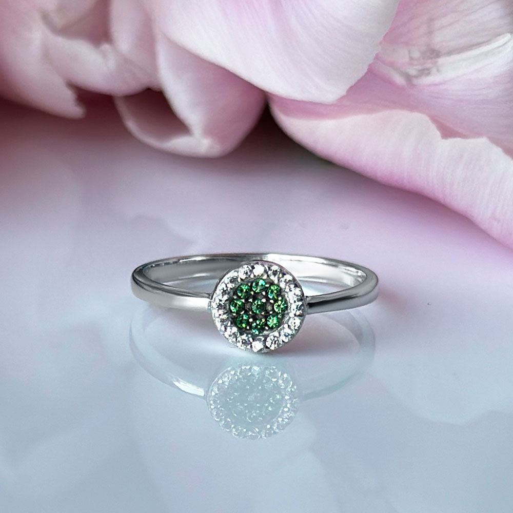 Пръстен  бяло злато Carmen