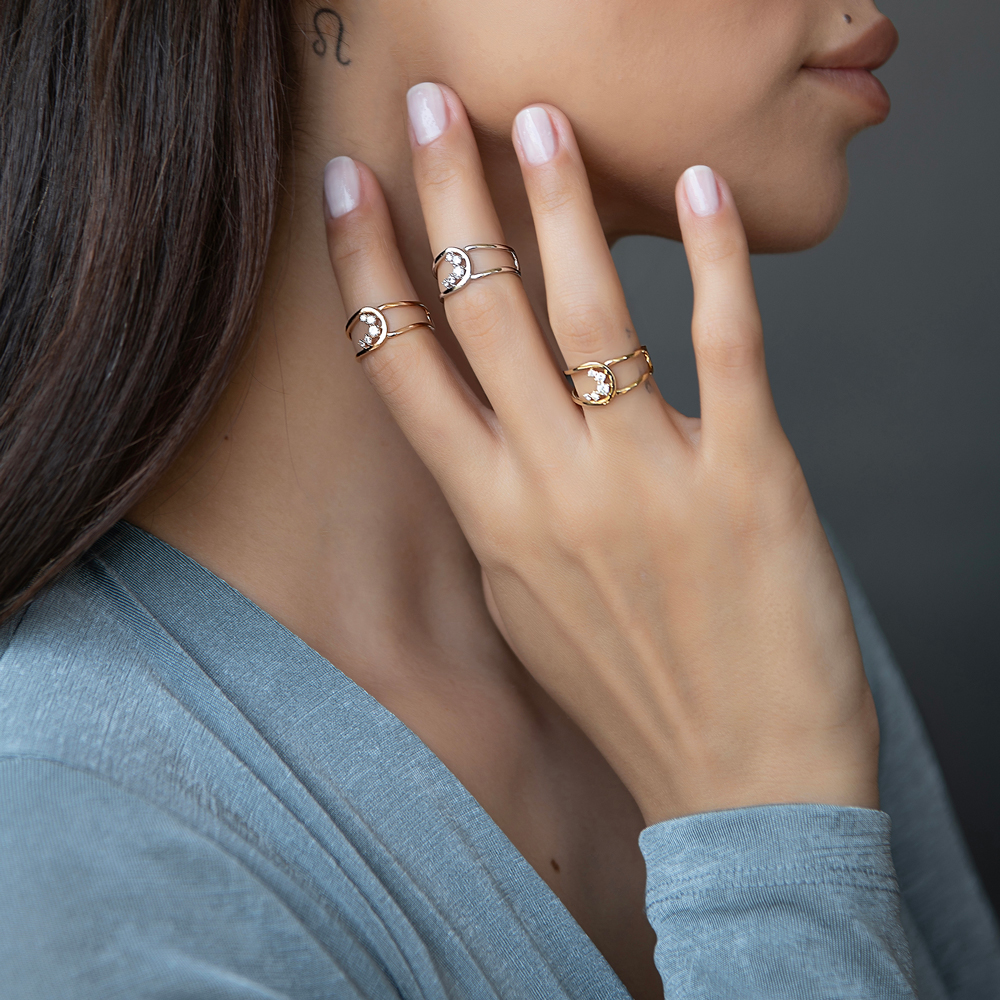 Пръстен бяло злато DARIA