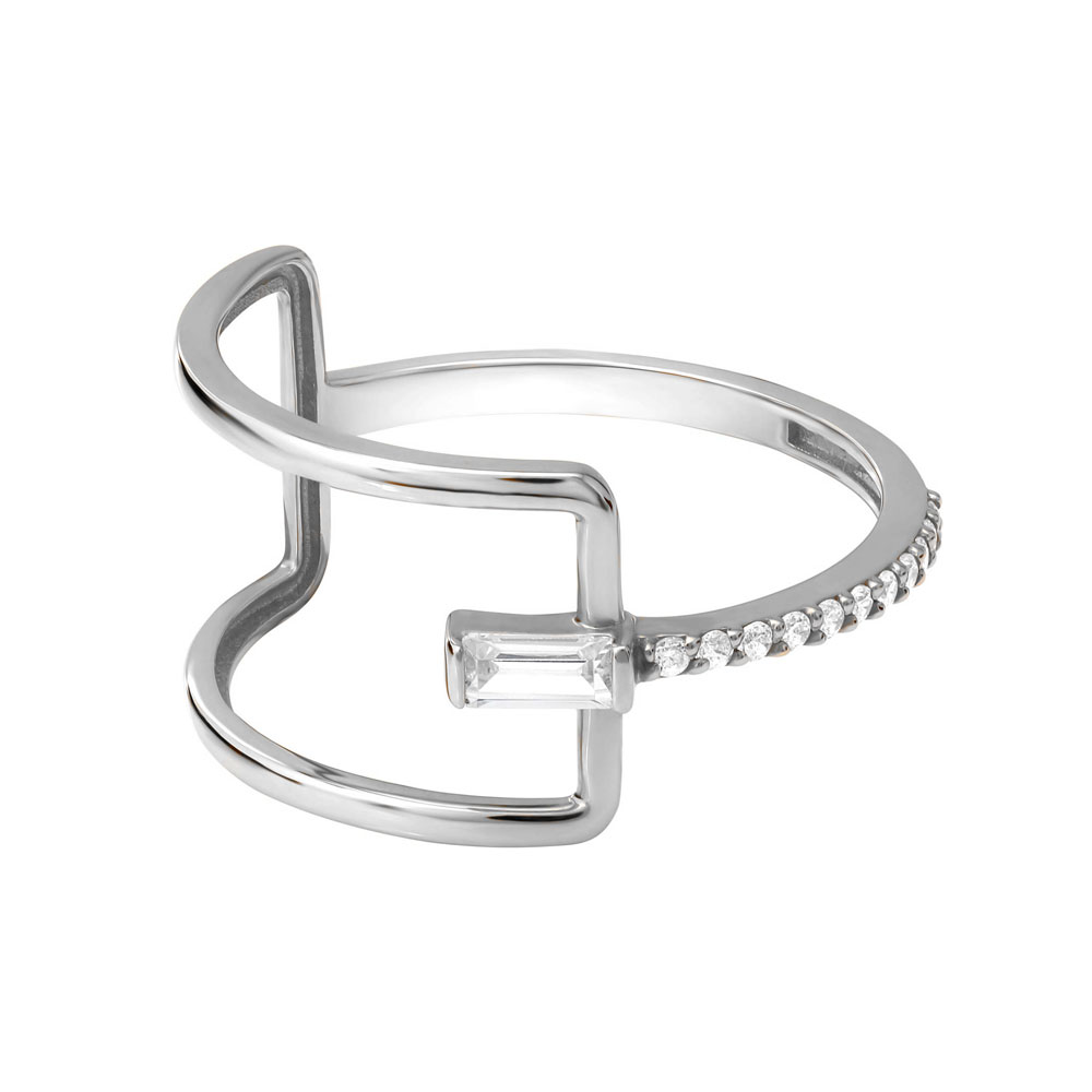 Пръстен бяло злато JANET