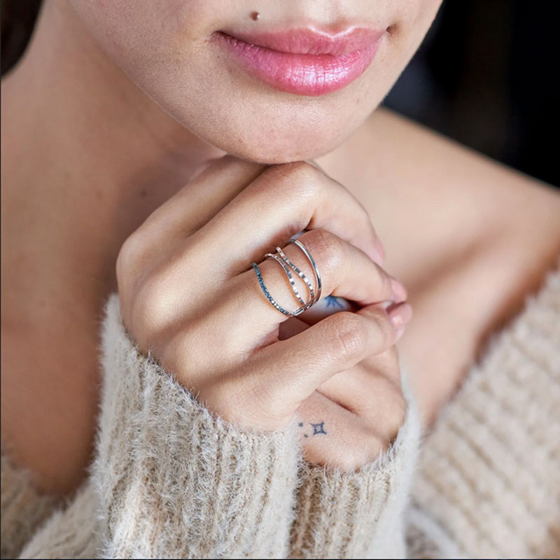 Пръстен бяло злато VANESSA