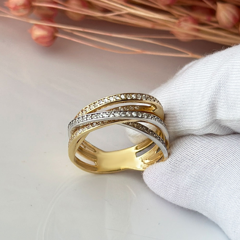 Пръстен жълто злато Gloria