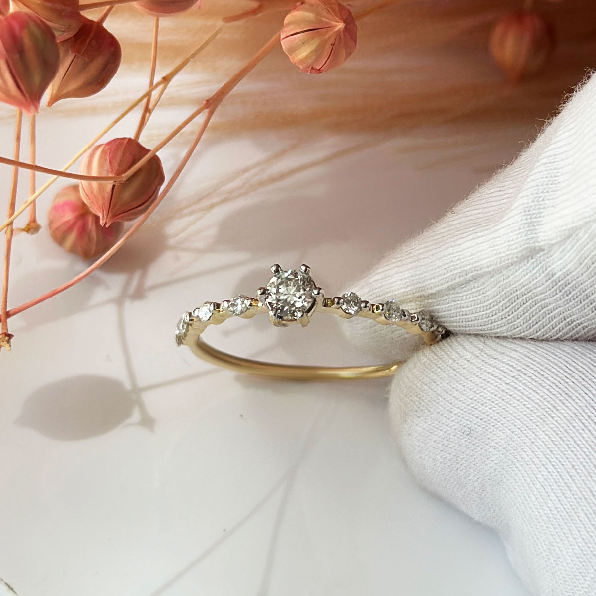 Годежен диамантен пръстен BARBARA