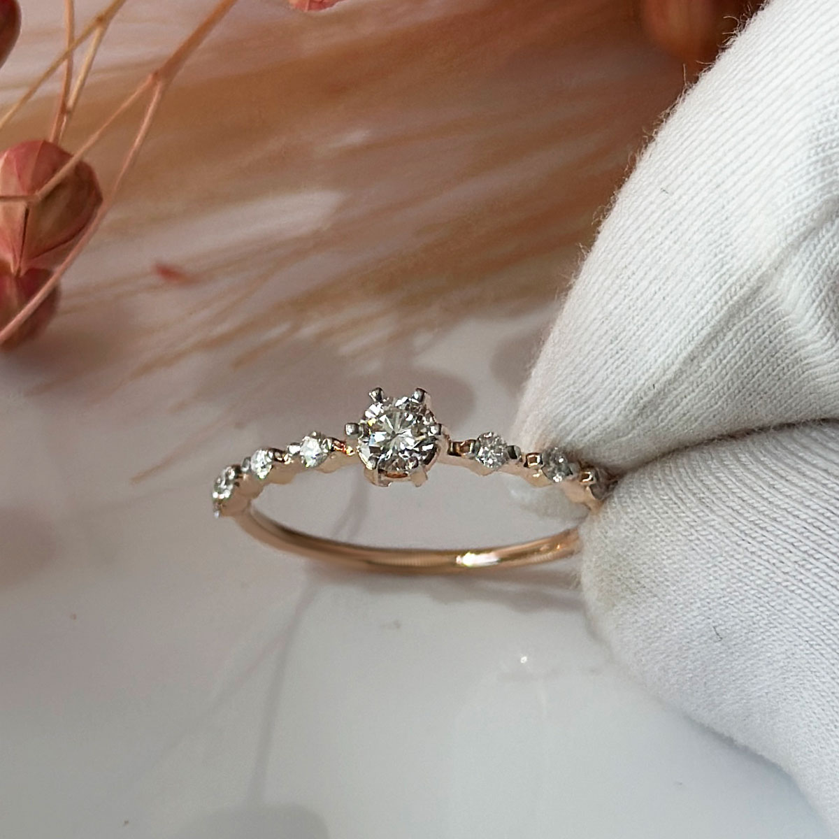 Годежен диамантен пръстен BARBARA