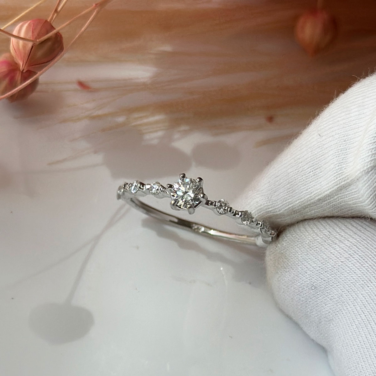 Годежен диамантен пръстен BARBARA