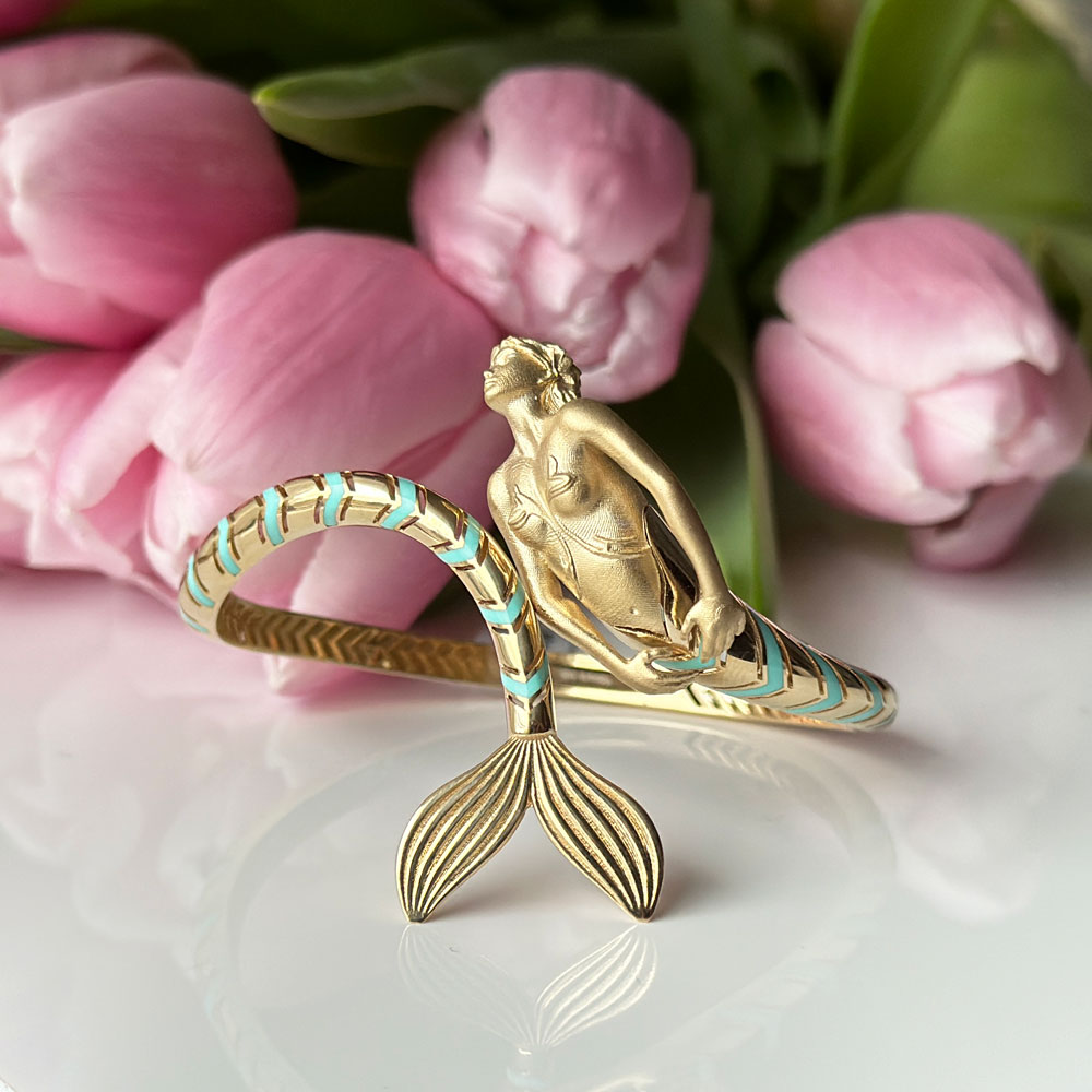 Твърда гривна русалка