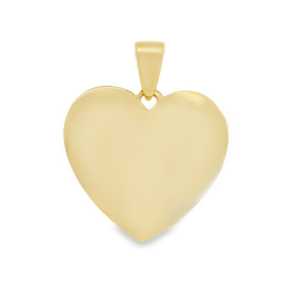 Златна висулка сърце