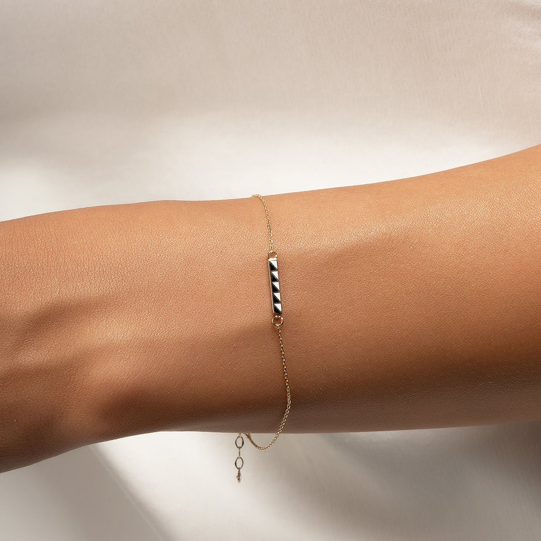 Златна гривна жълто злато MAYA