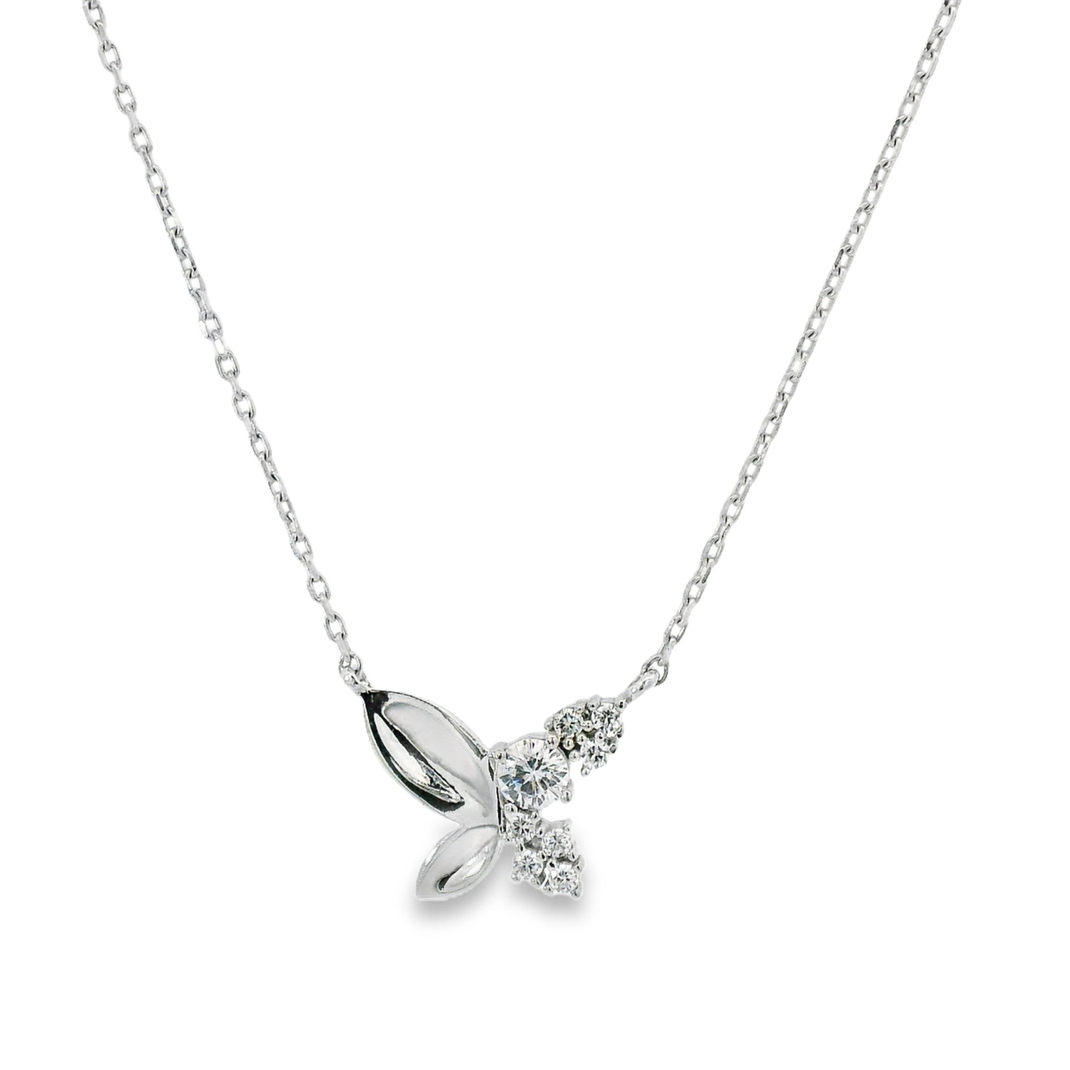 Колие бяло злато Samanta