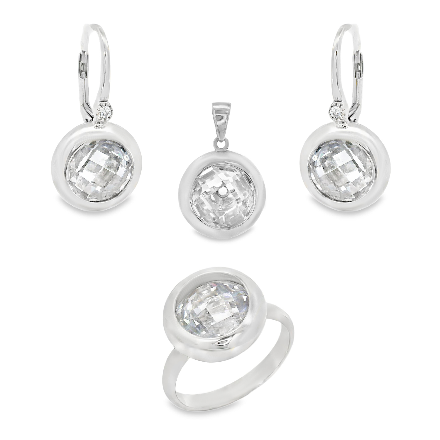 Бяло злато висулка  ALISA