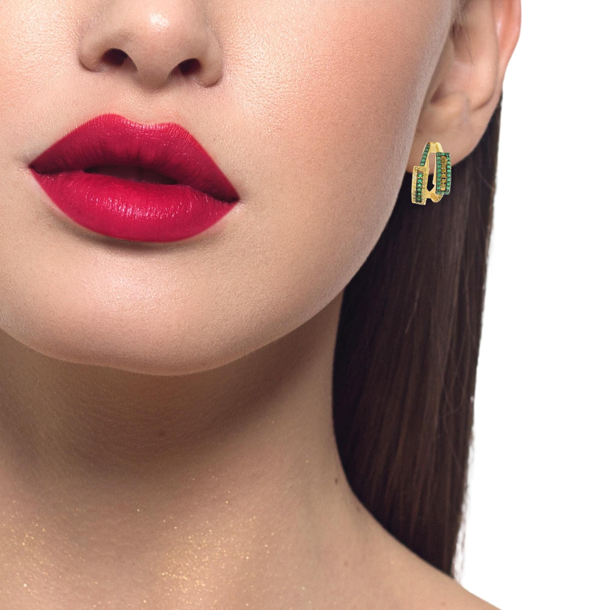 Обеци жълто злато KATRINE