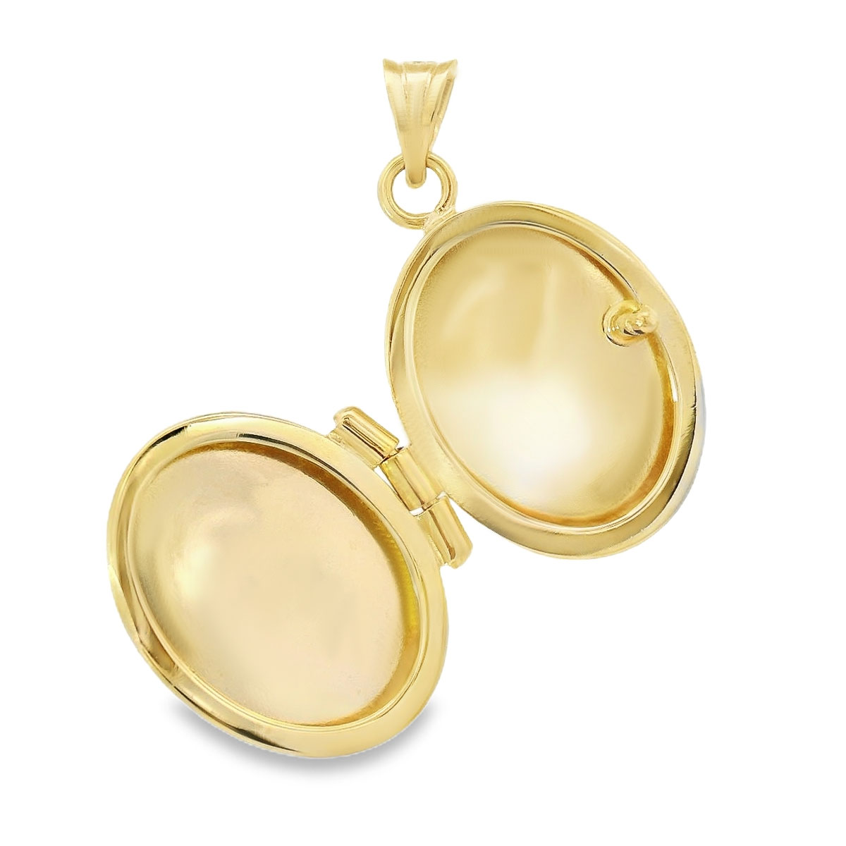 Висулка жълто злато за снимка