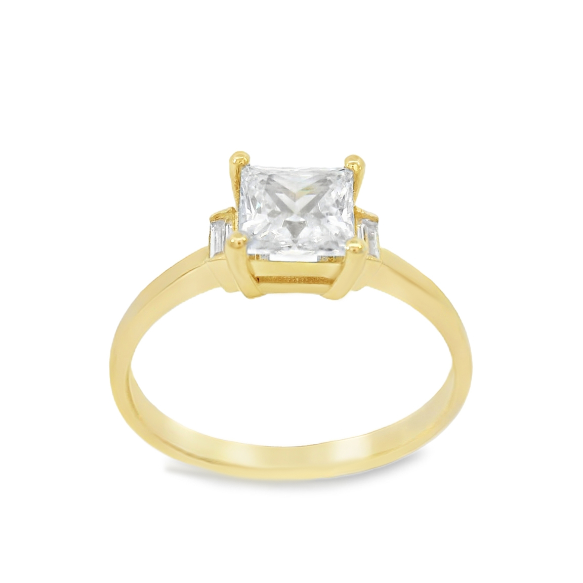 Златен годежен пръстен BELLA