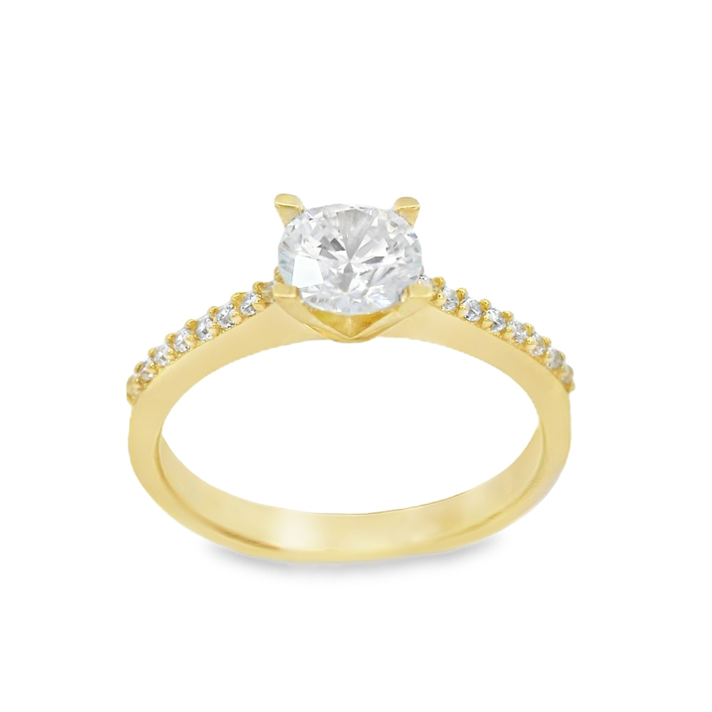 Златен годежен пръстен  ELIA