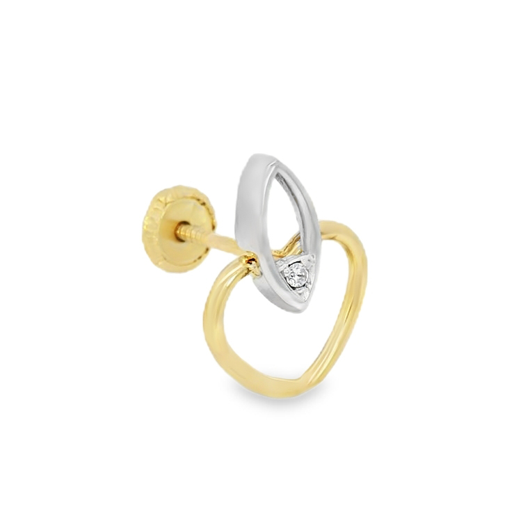 Златни висящи обици Gabriel