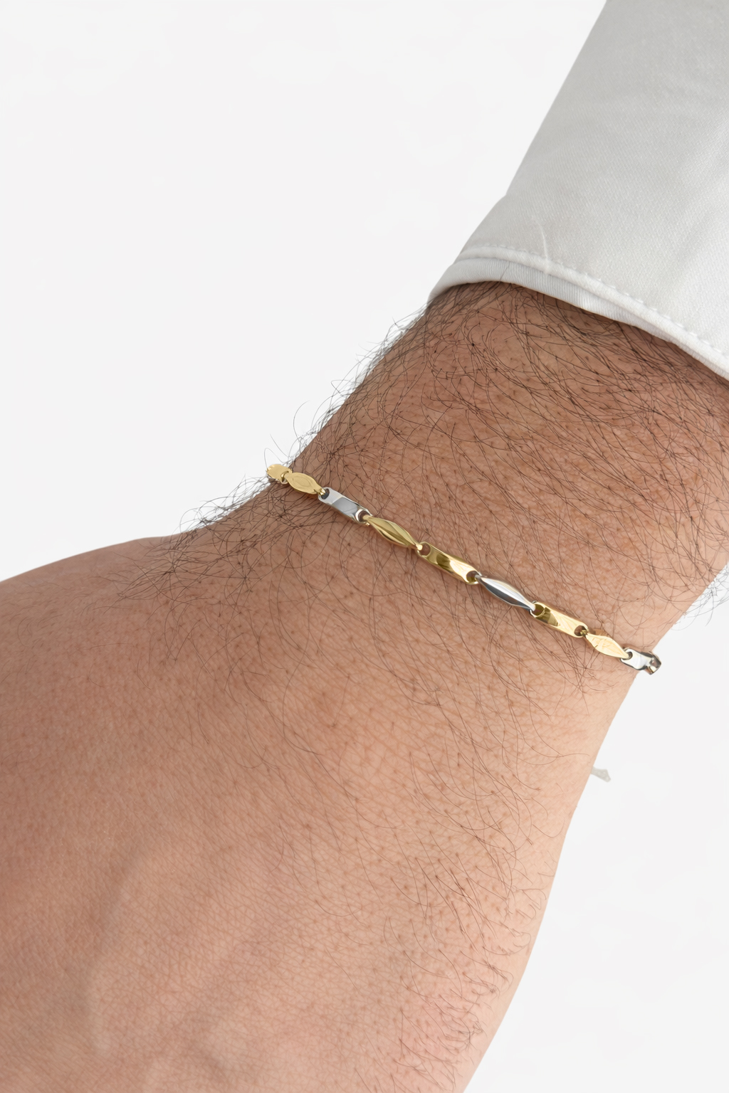 Златна мъжка гривна ALEX