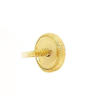 Детски златни обици Princess