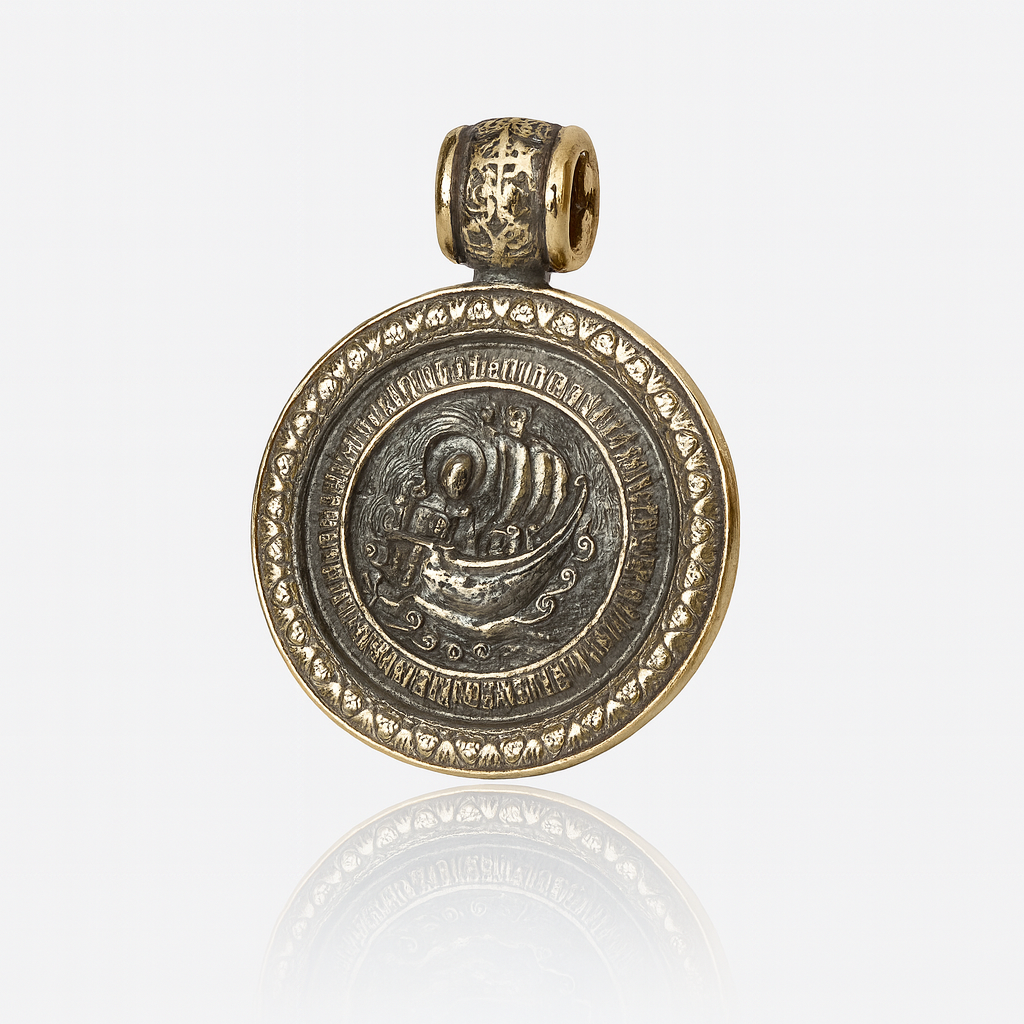 Златен медальон Свети Николай