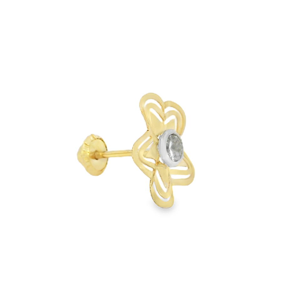 Златни обици на винт KLARA