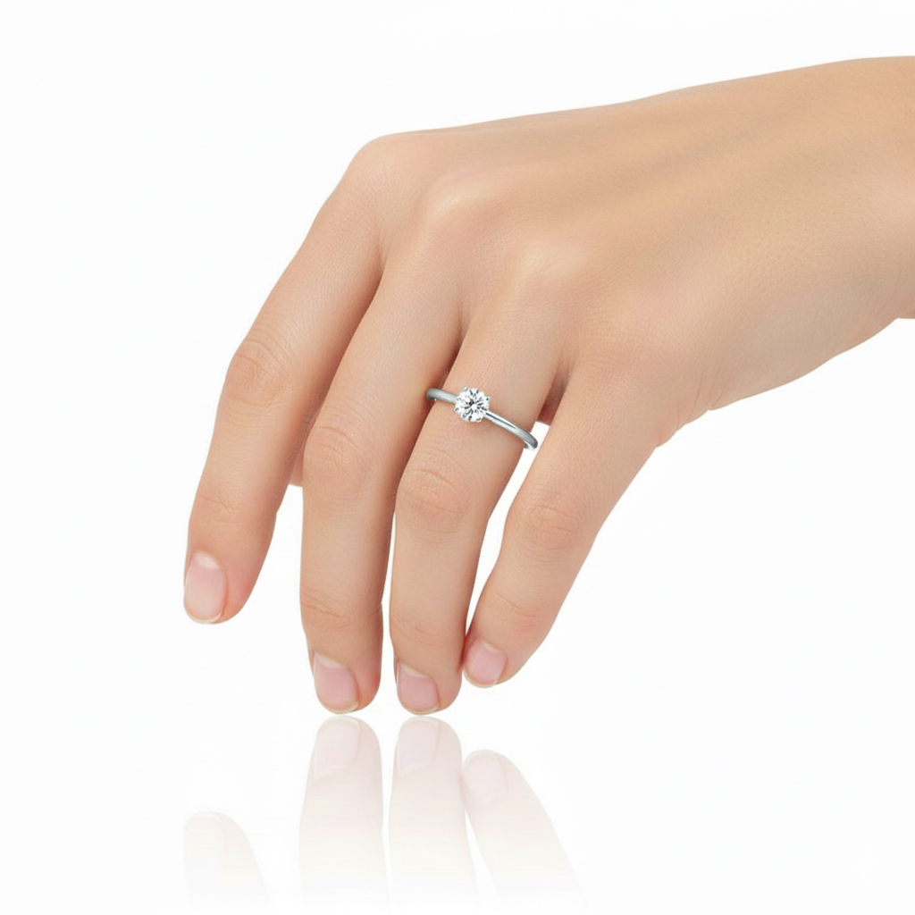 Годежен пръстен бяло злато DARIA