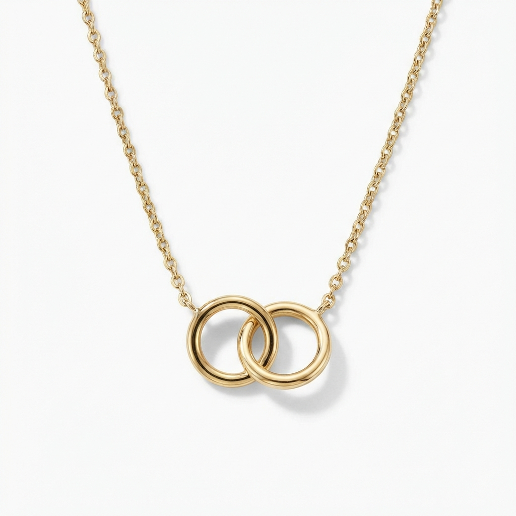 Колие жълто злато Victoria